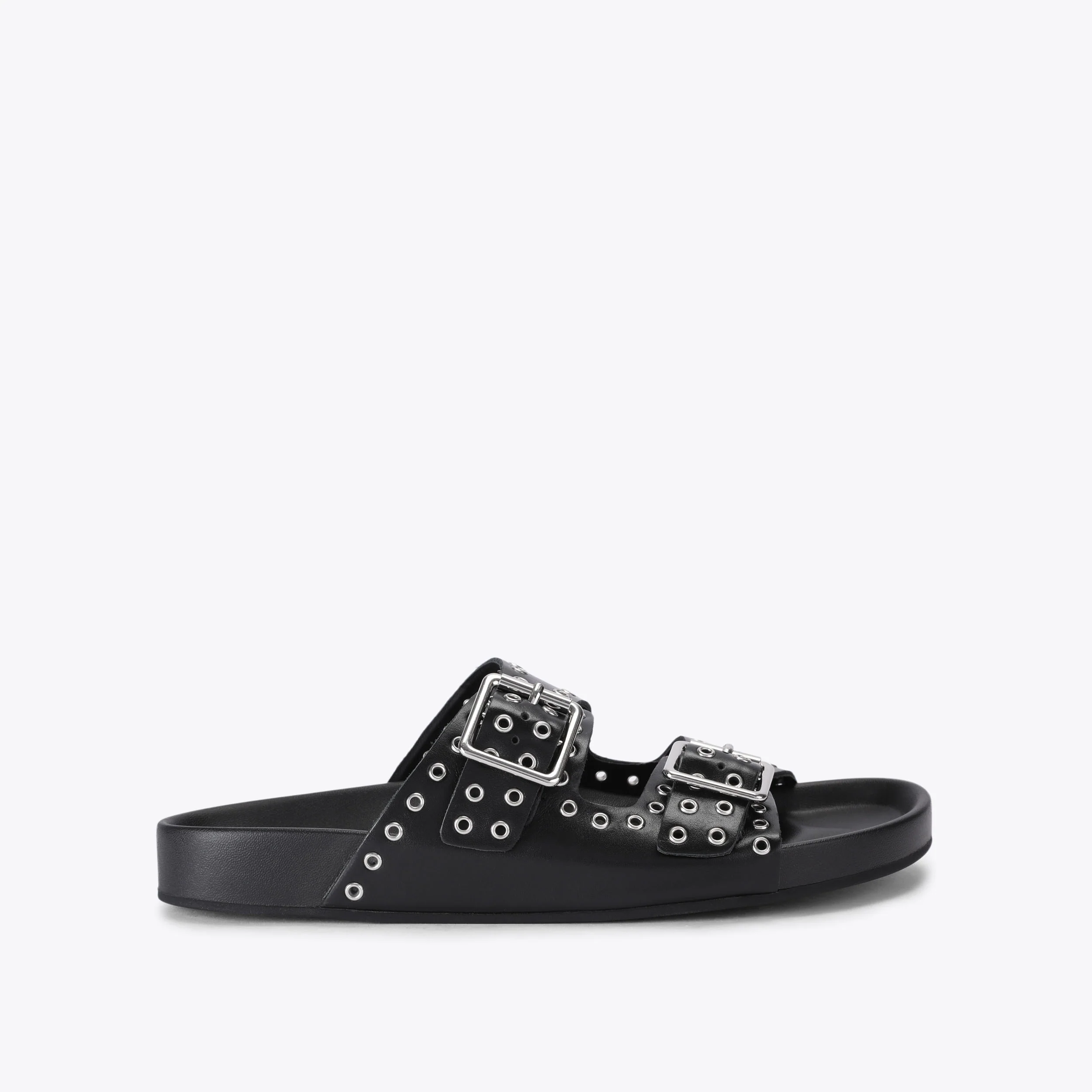 Abbot Black Leather