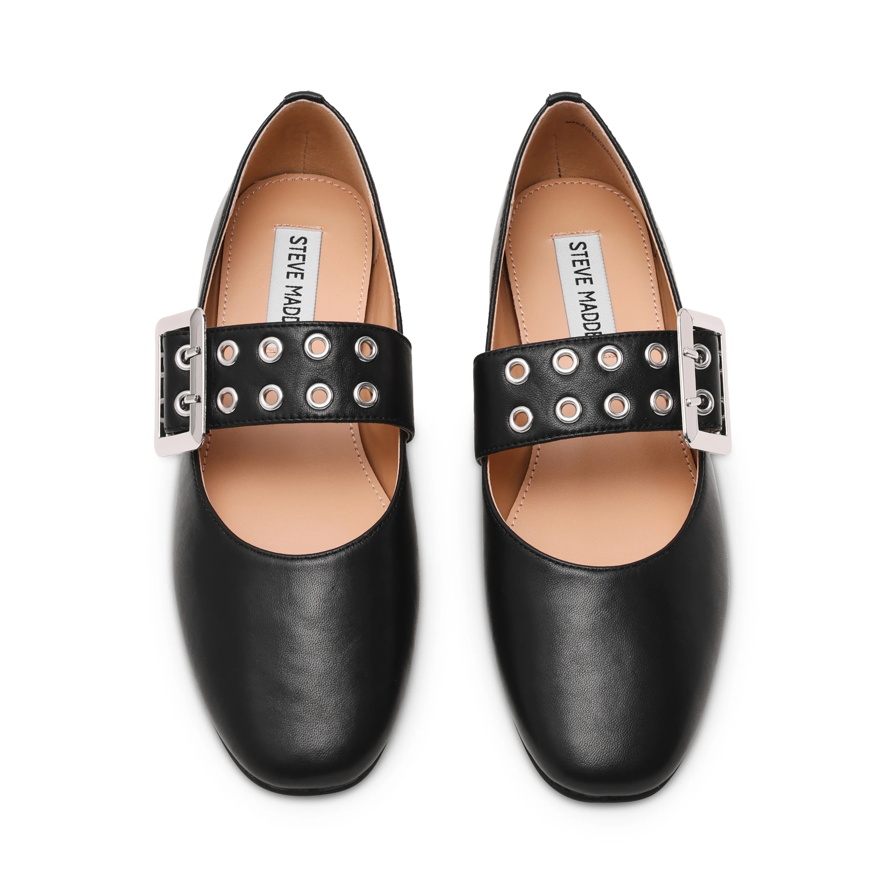 Atlantica Flat Shoe BLACK LEAT - Image 3
