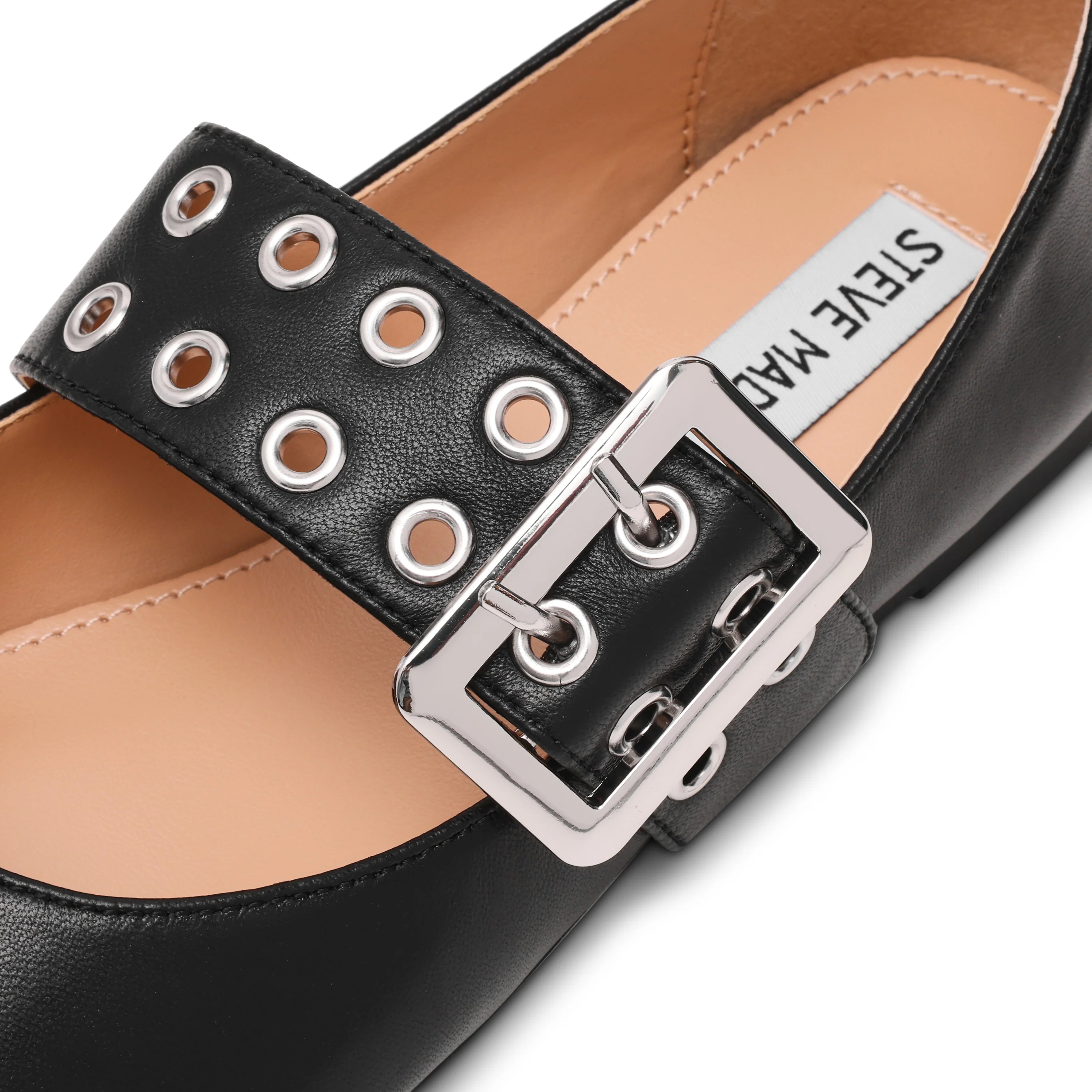 Atlantica Flat Shoe BLACK LEAT - Image 5