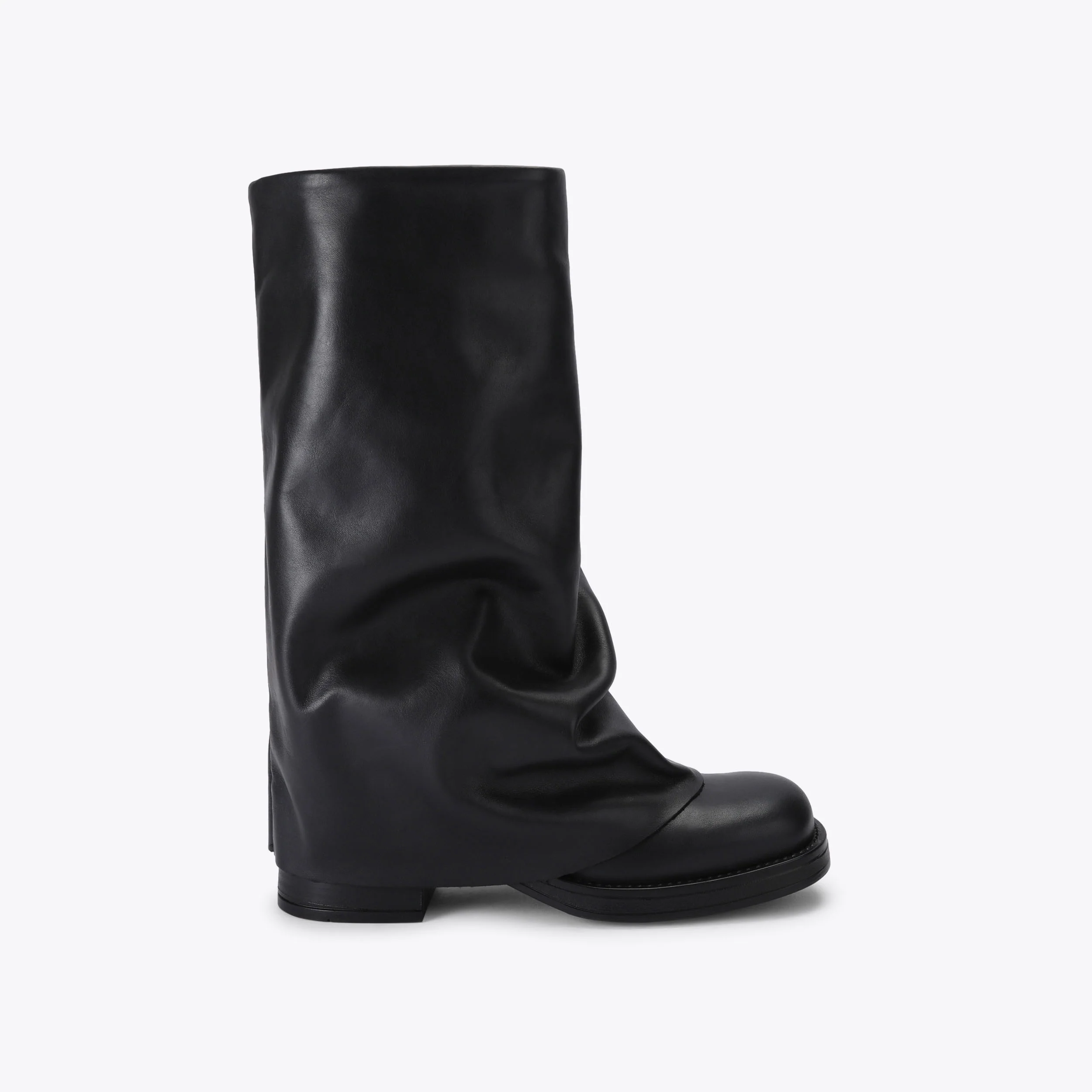 Benton Black Leather