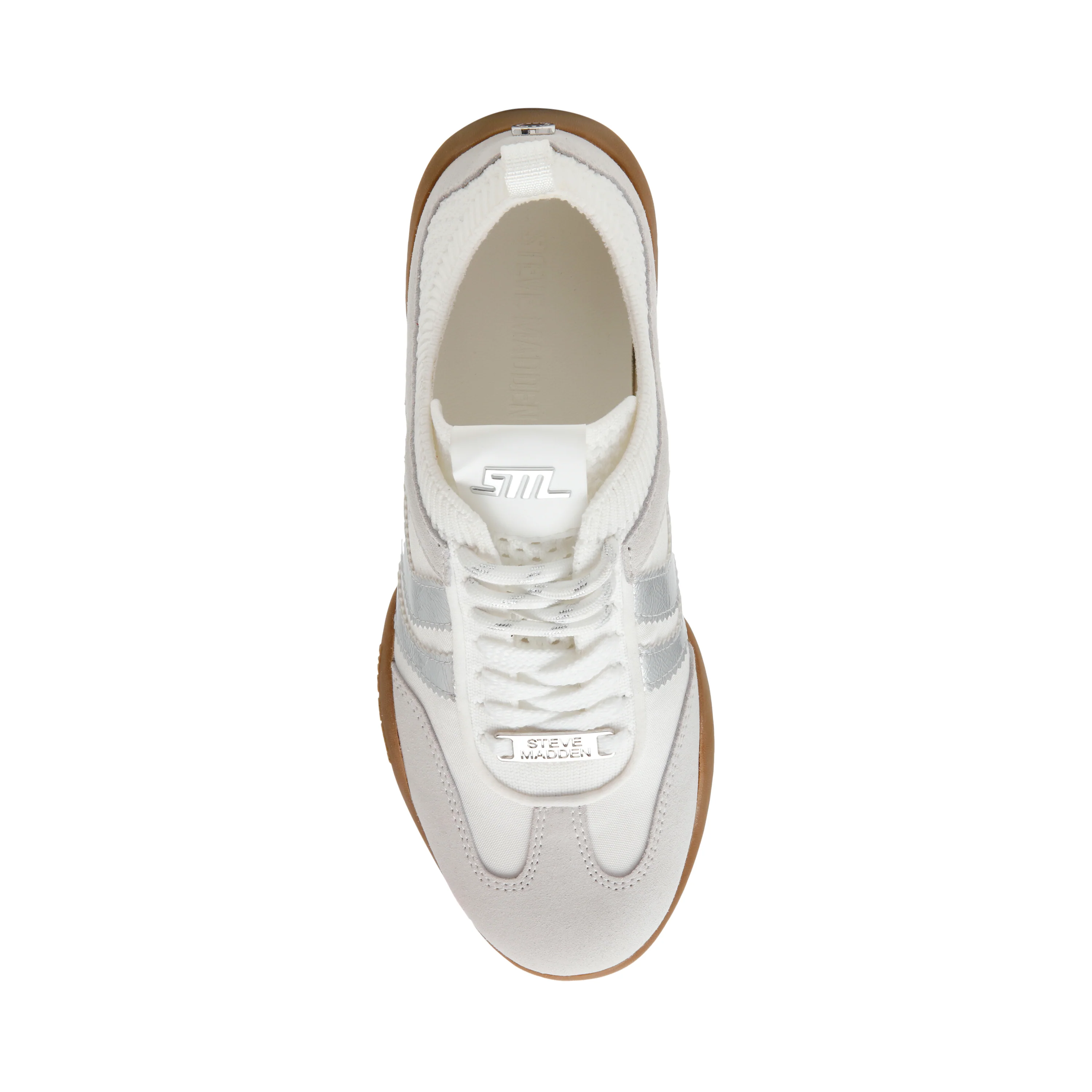 Biscotti Trainer WHITE/SIL - Image 6