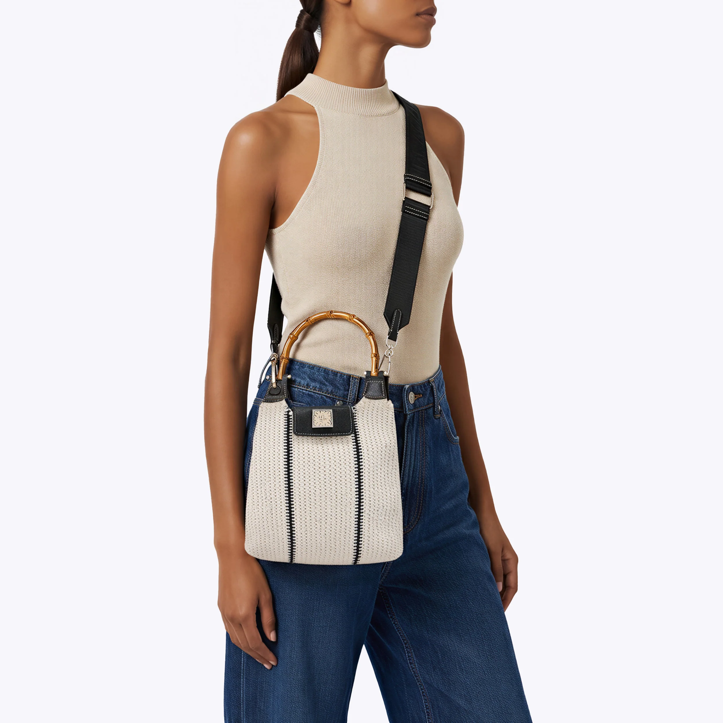 Zarnia Bag Black White - Image 6