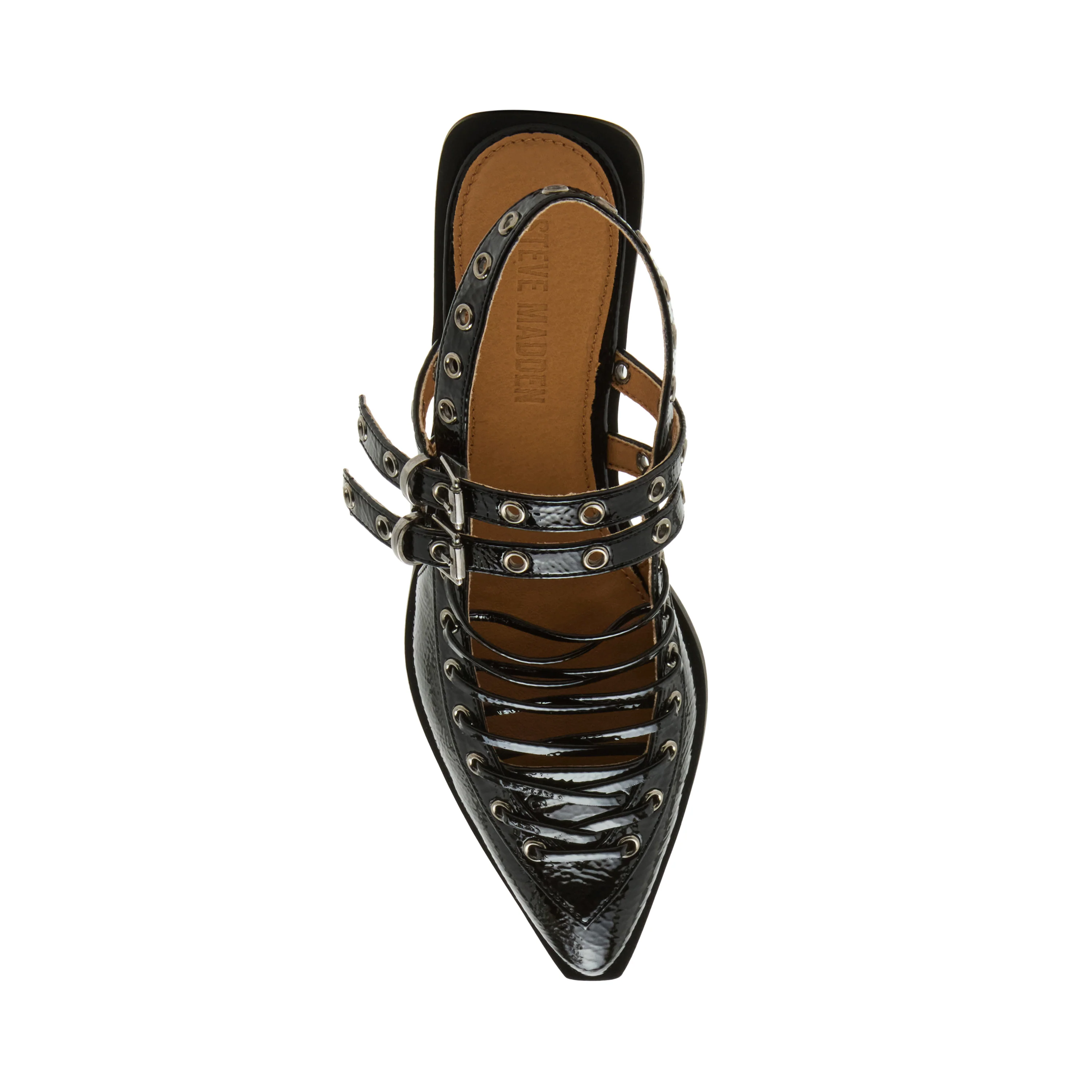 Galanti Flat Shoe BLACK PATENT - Image 6