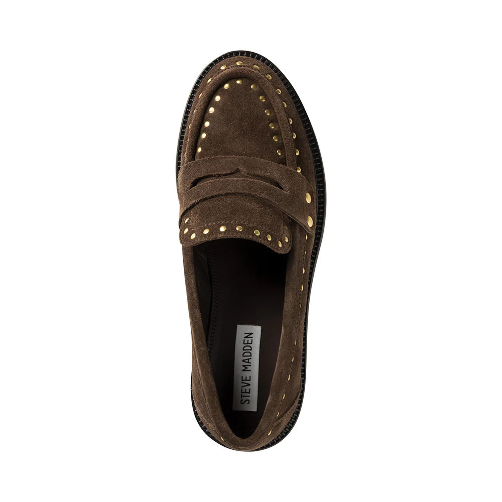 Harloe Flat Shoe BRN/GLD - Image 5