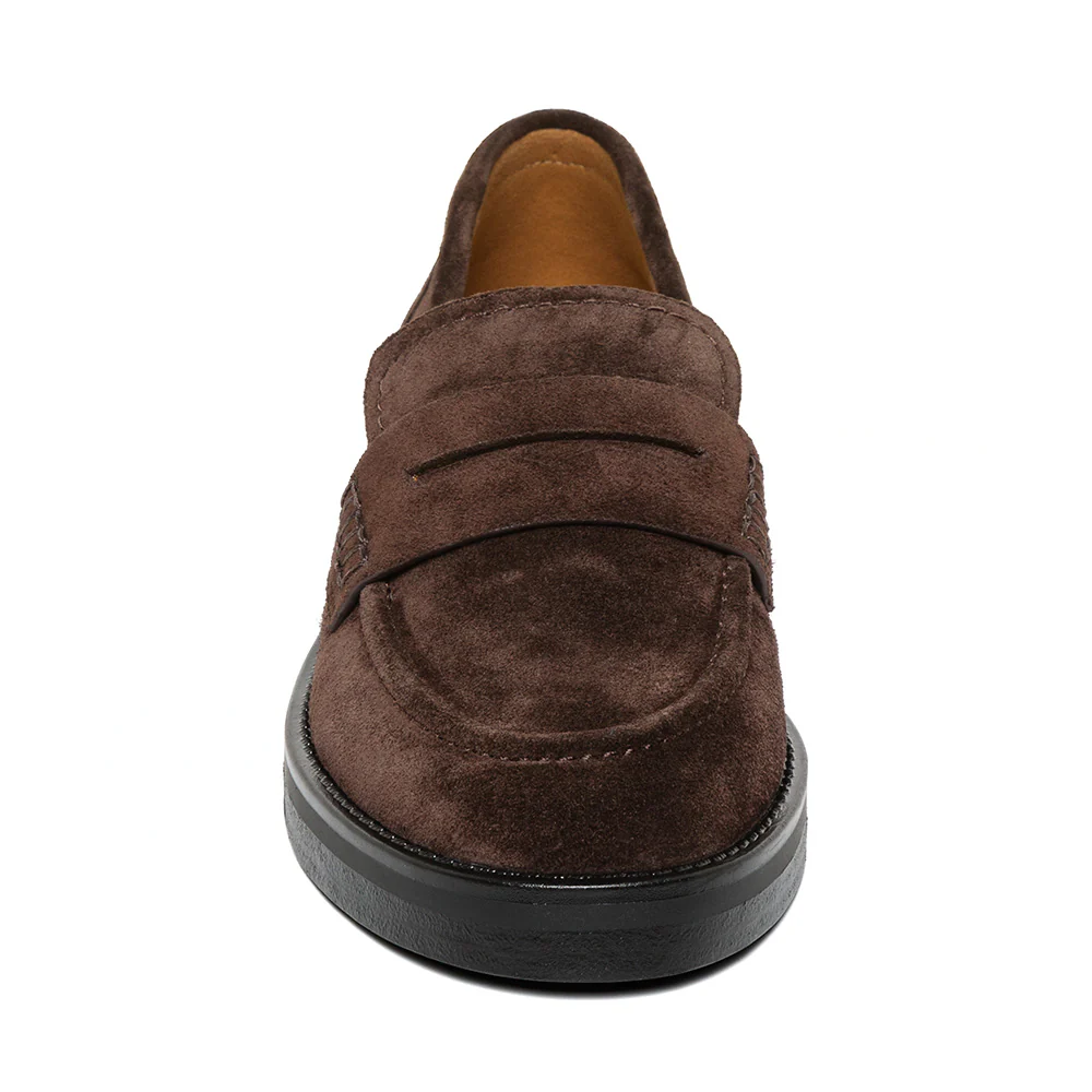 Jeann Flat Shoe BROWN SUEDE - Image 4