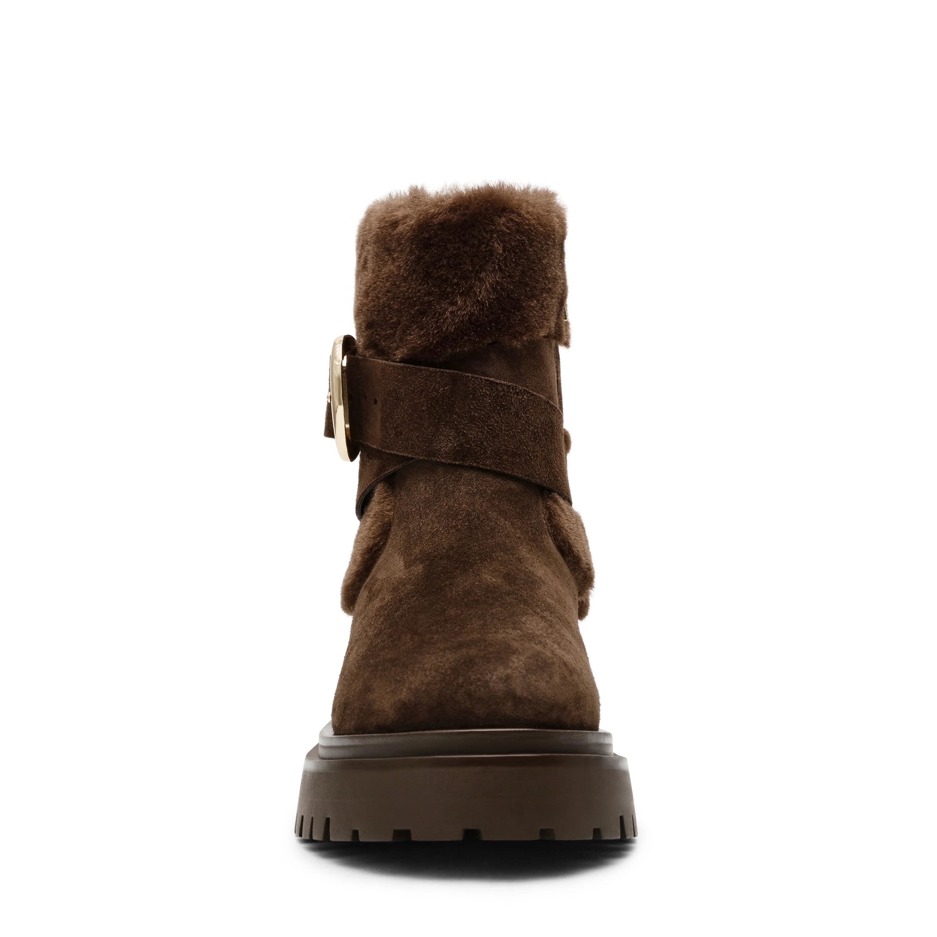 Lodge Bootie BROWN SUEDE - Image 3