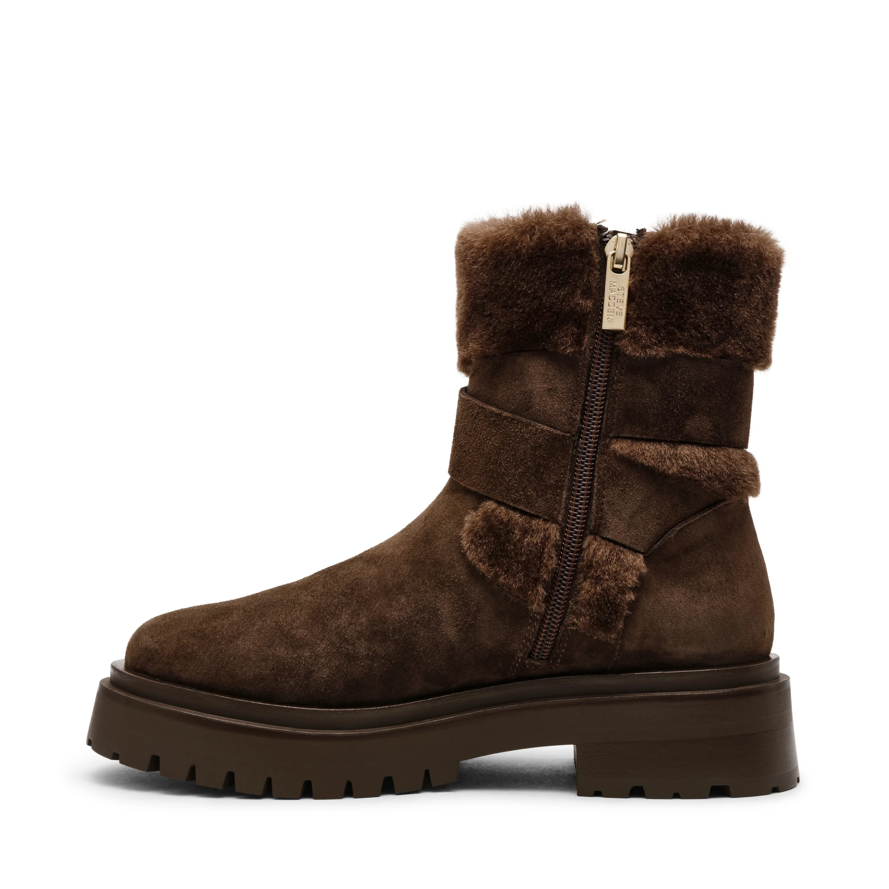 Lodge Bootie BROWN SUEDE - Image 6