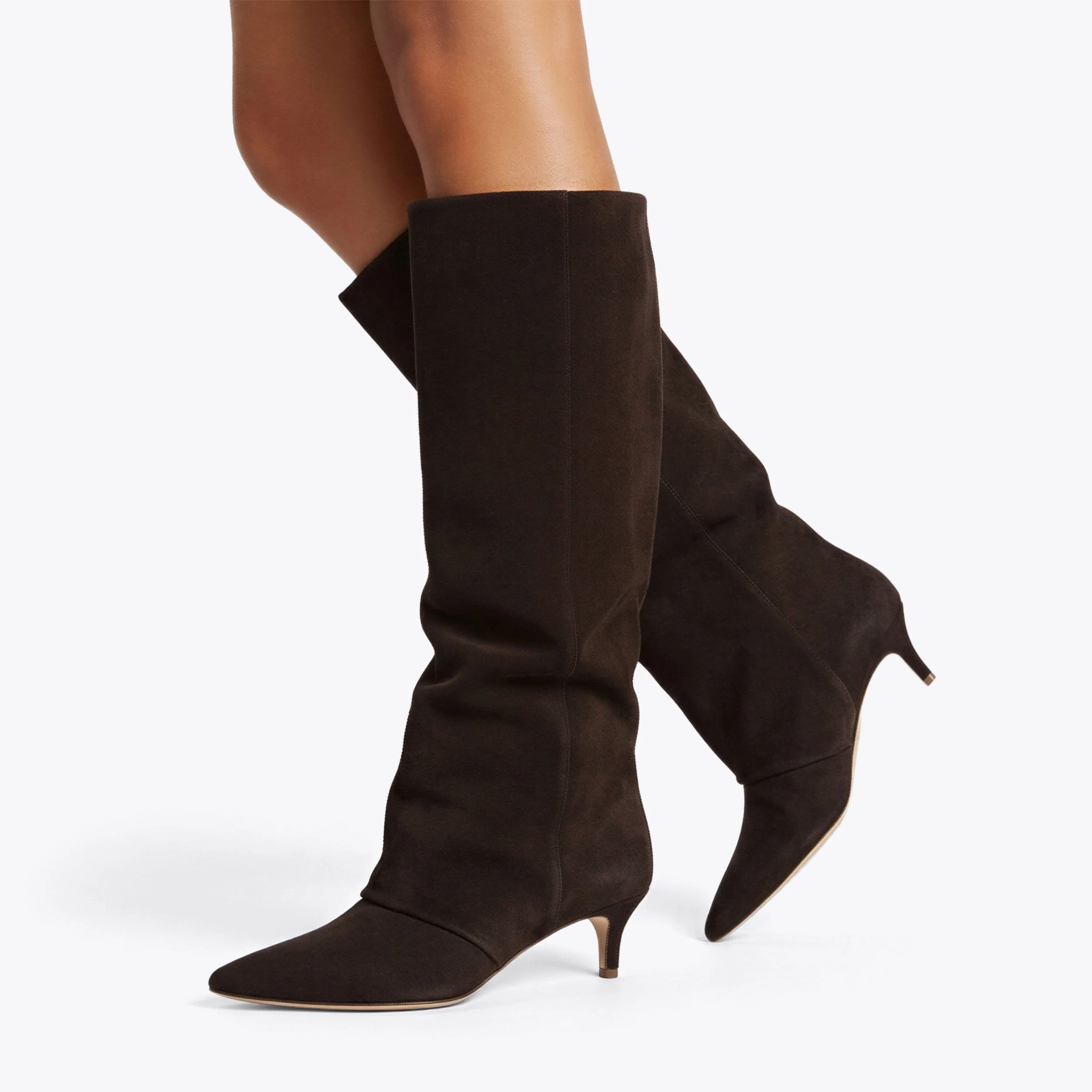 Luca Dark Brown Suede - Image 4