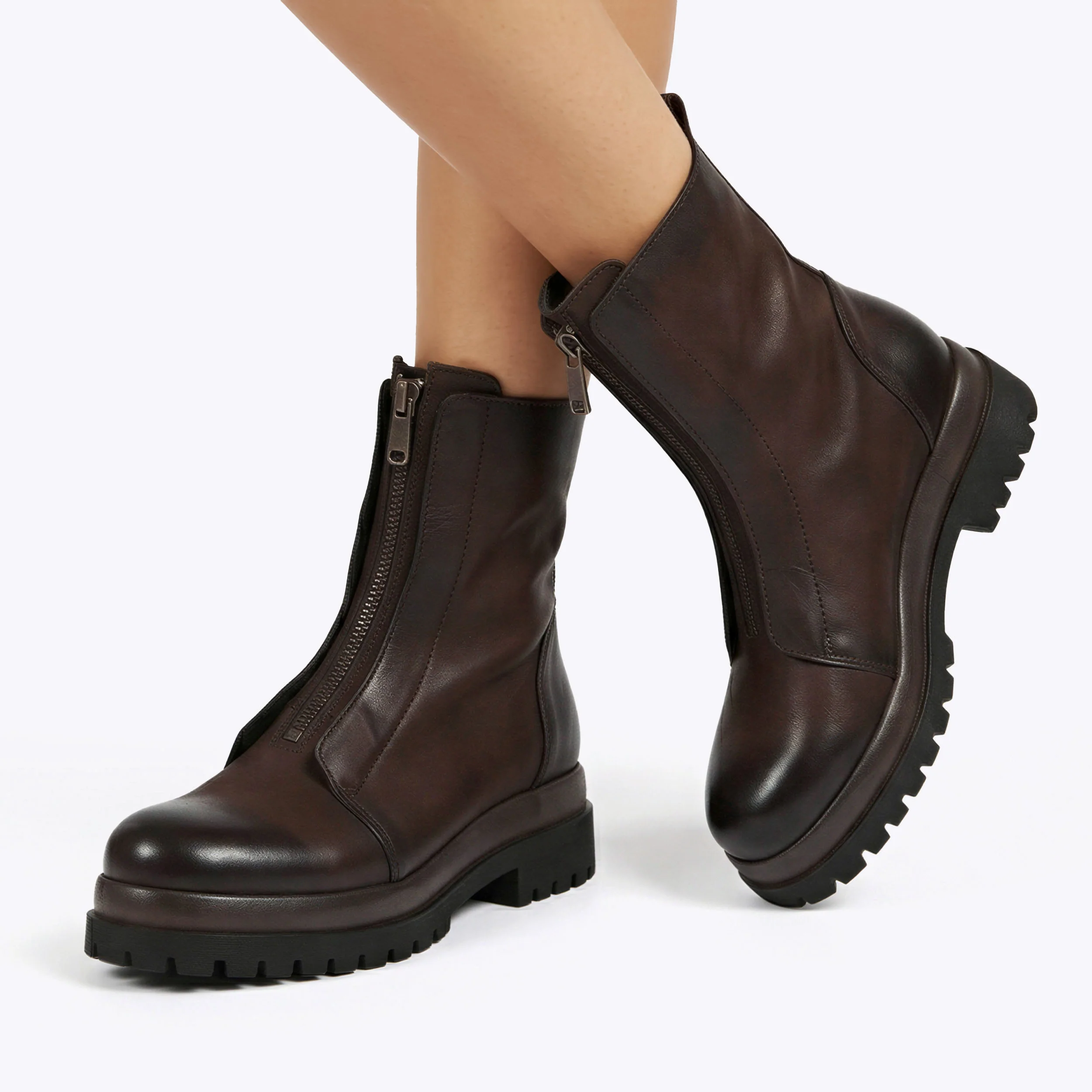 Milton Dark Brown Leather - Image 5