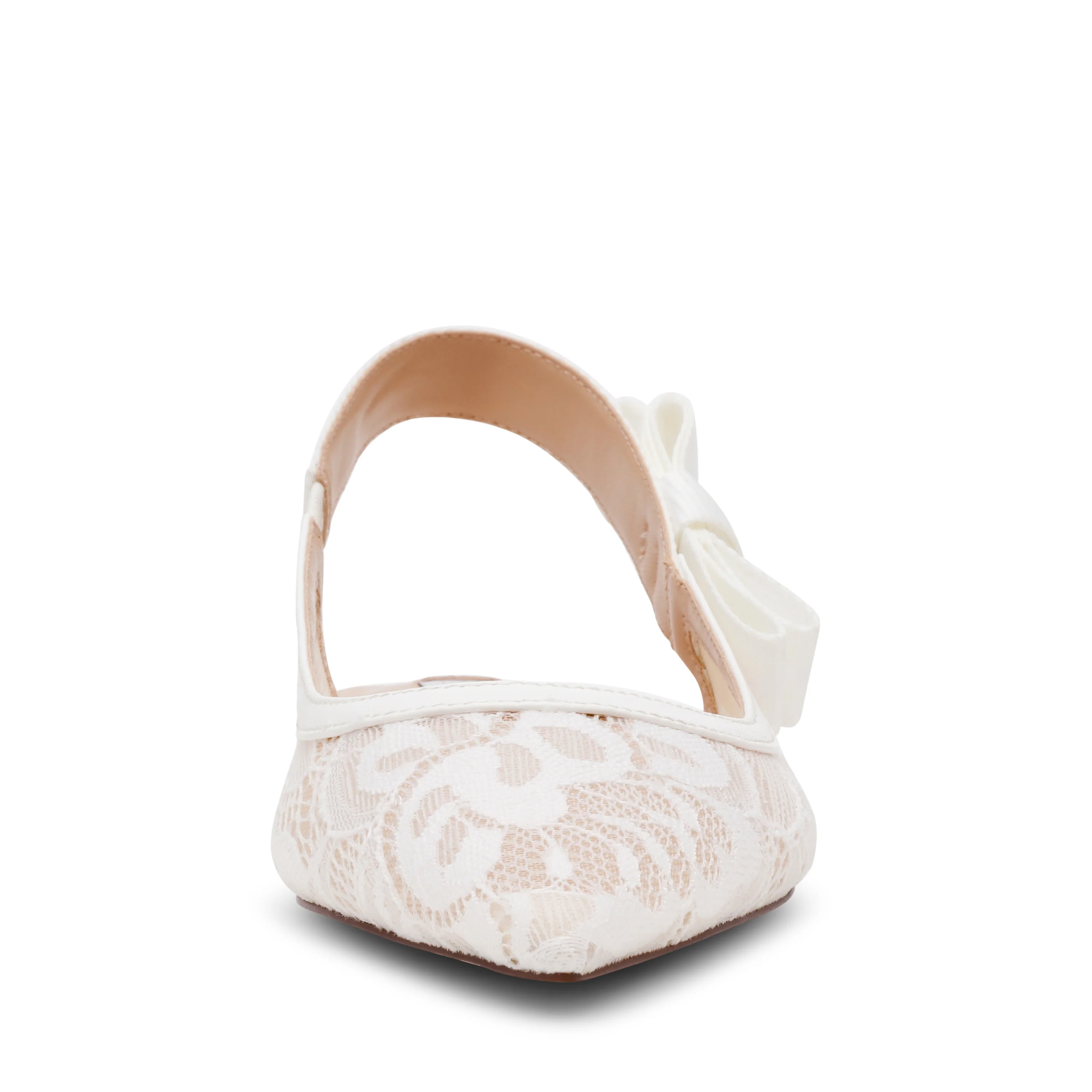 Olyvia-L Flat Shoe WHITE LACE - Image 3