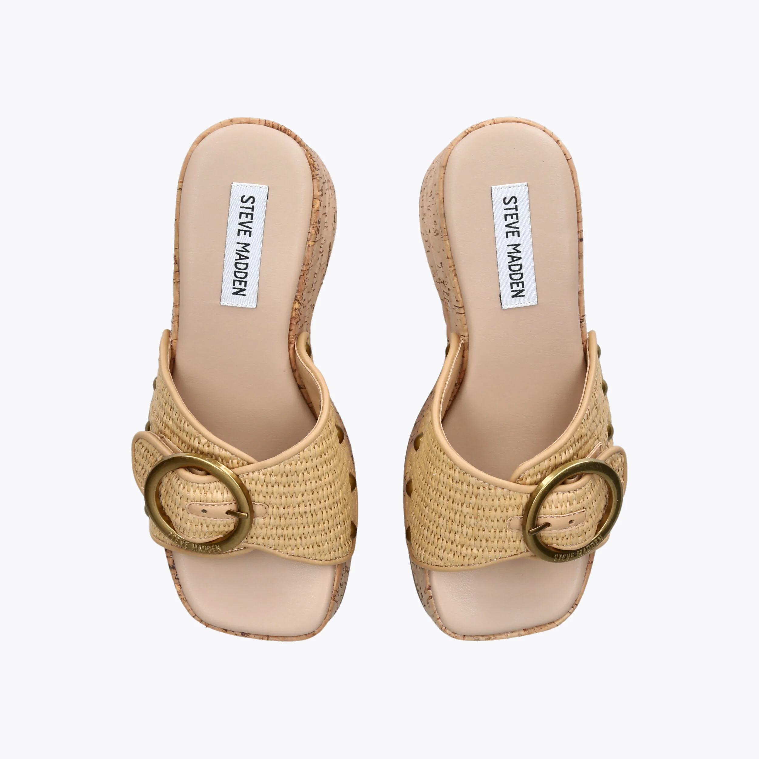Pedestal Beige Raffia - Image 2