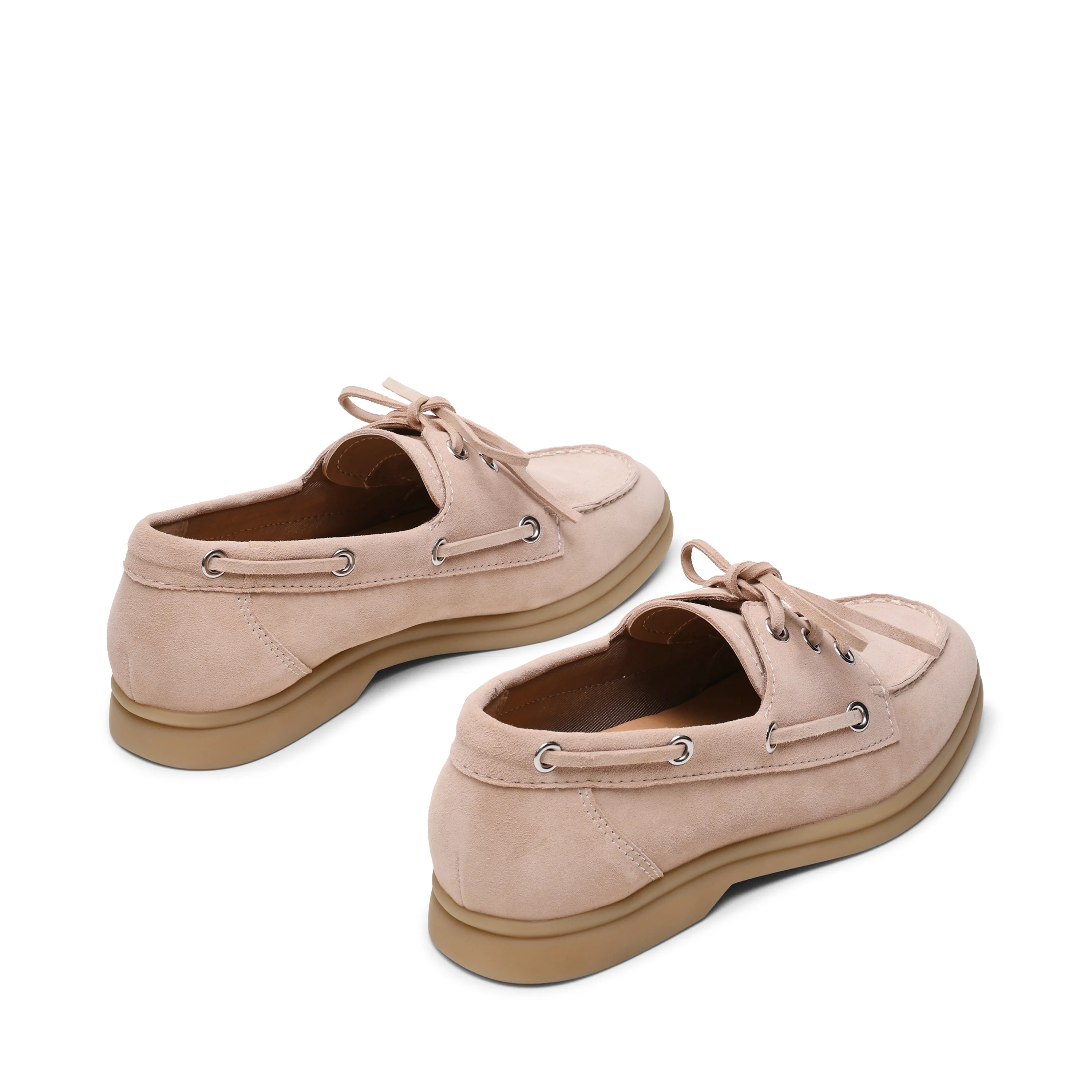 Ports Flat Shoe BONE SUEDE - Image 4