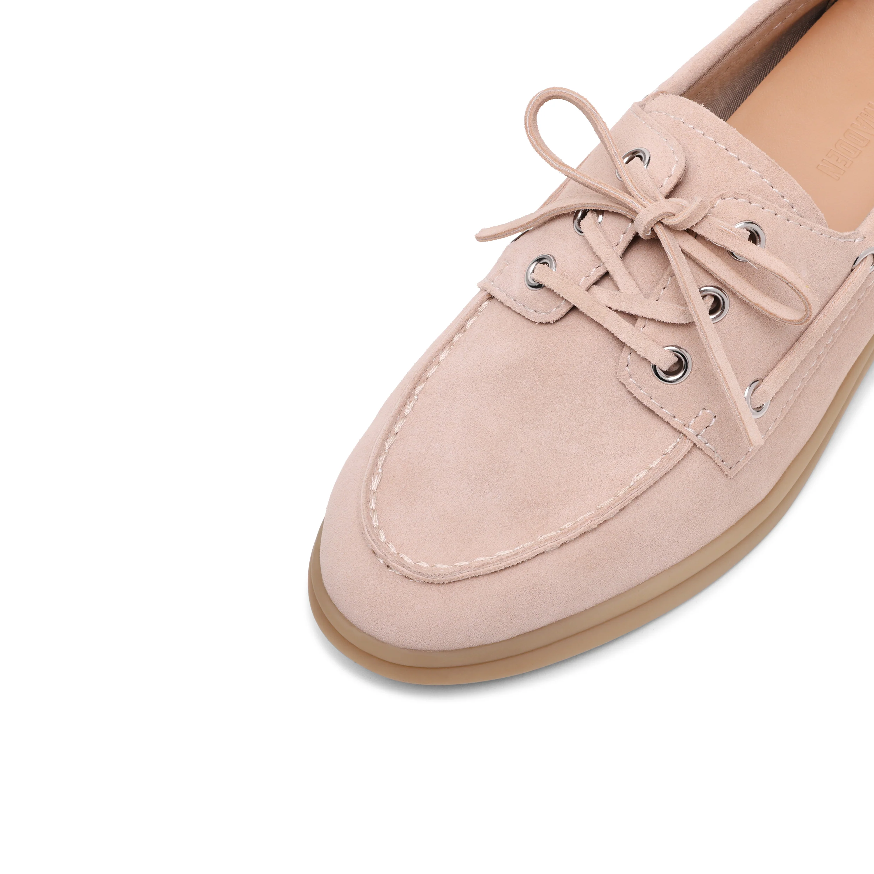 Ports Flat Shoe BONE SUEDE - Image 5