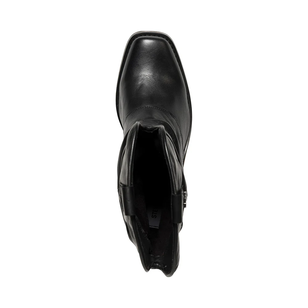 Qiana Bootie BLACK LEATHER - Image 5