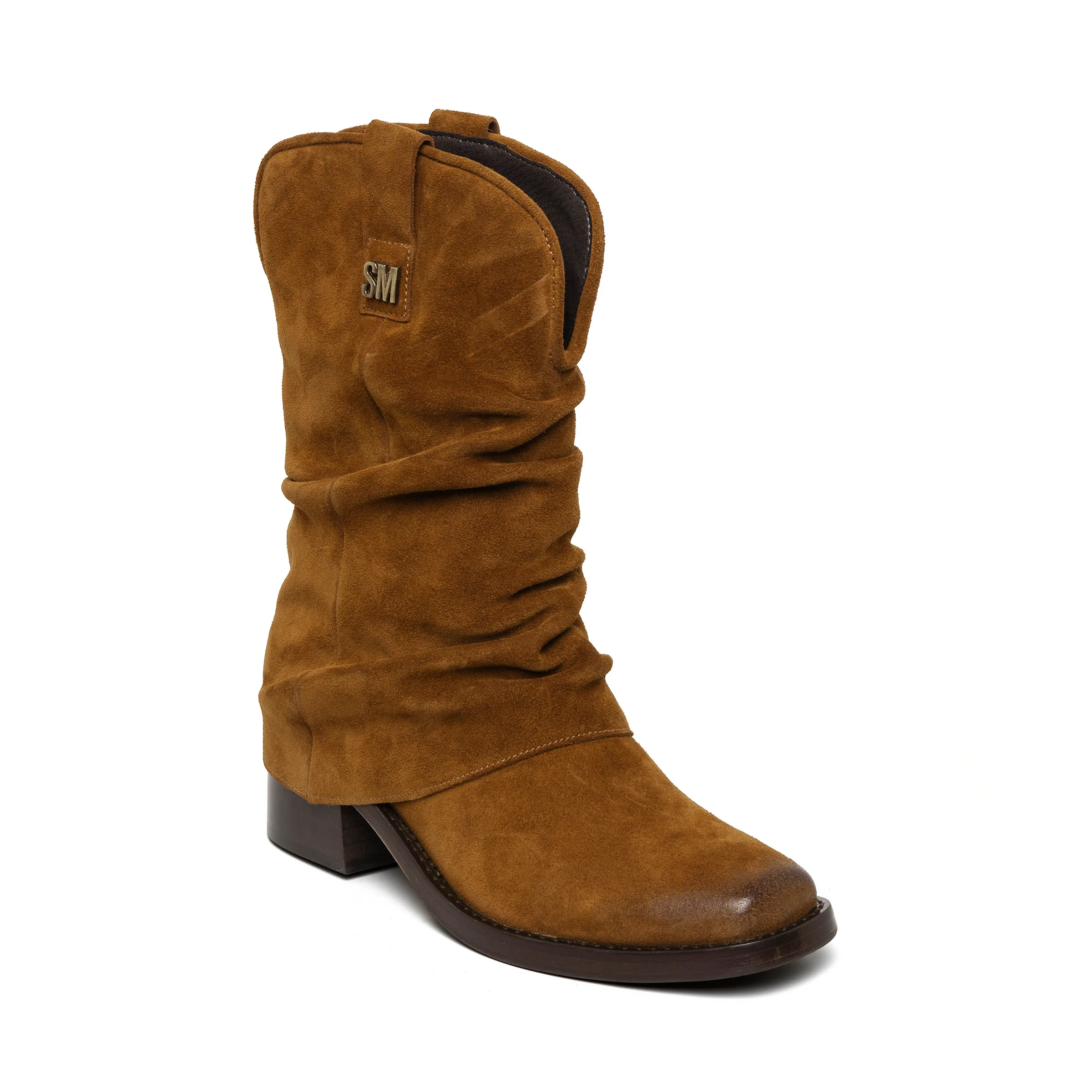 Qiana Bootie COGNAC SUEDE - Image 2