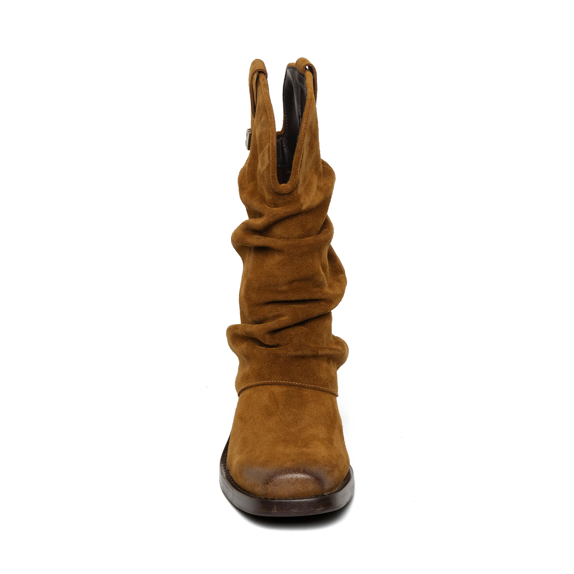 Qiana Bootie COGNAC SUEDE - Image 3