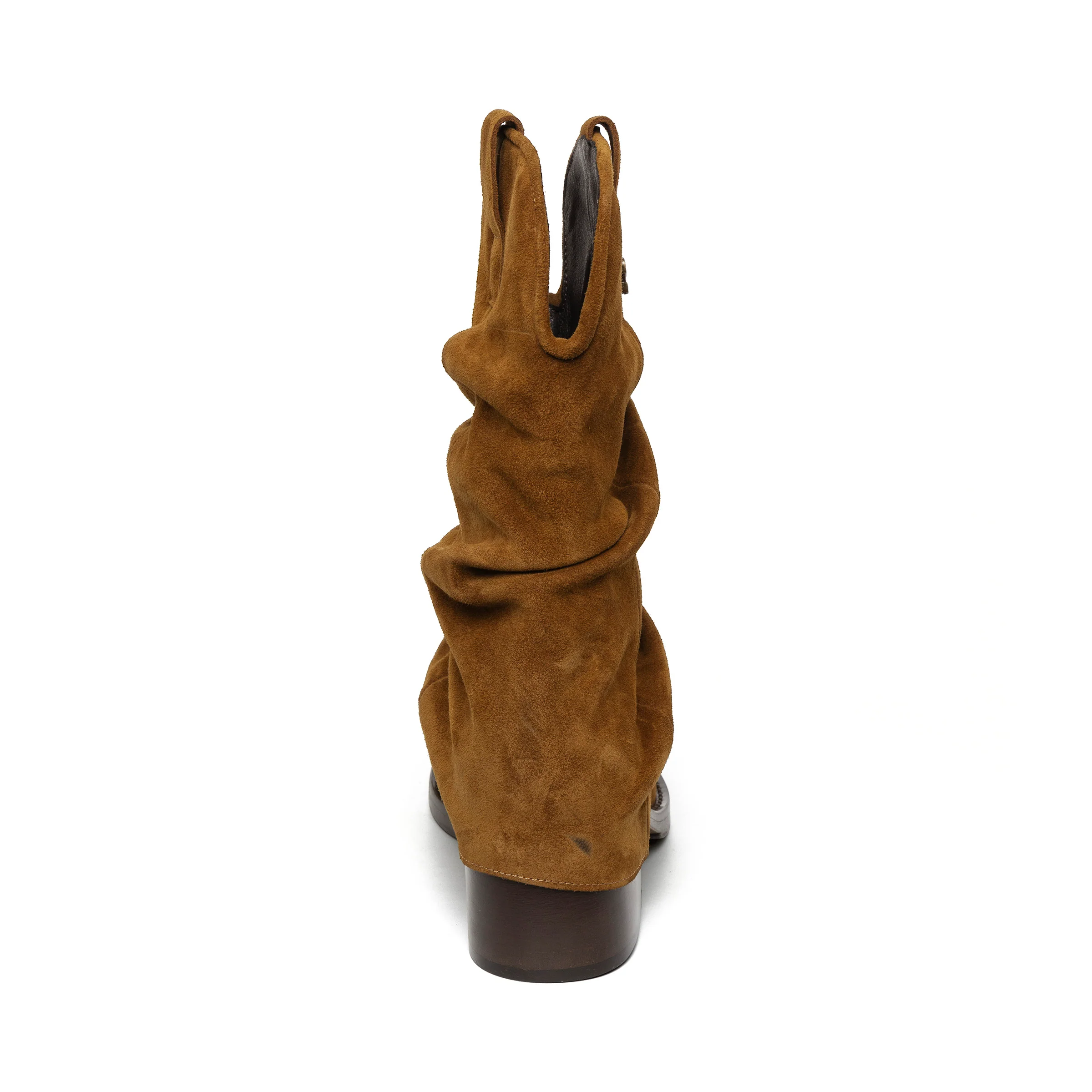 Qiana Bootie COGNAC SUEDE - Image 4