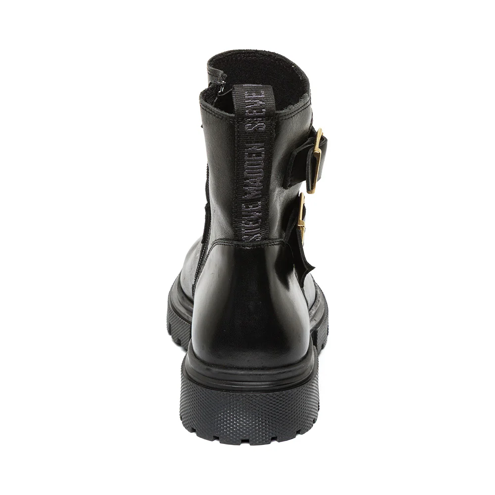 Rings Bootie BLACK LEATHER - Image 4