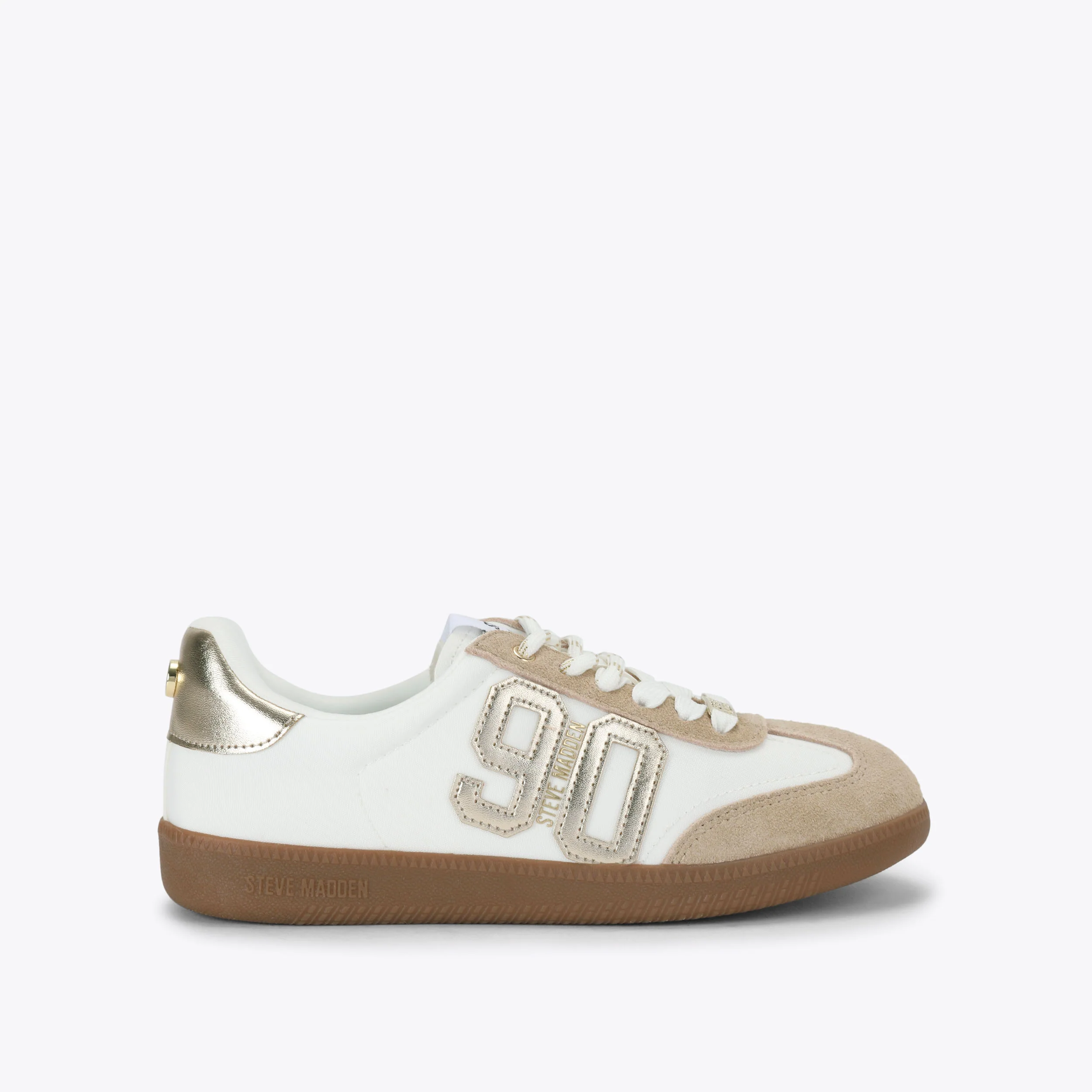SM90 White Suede