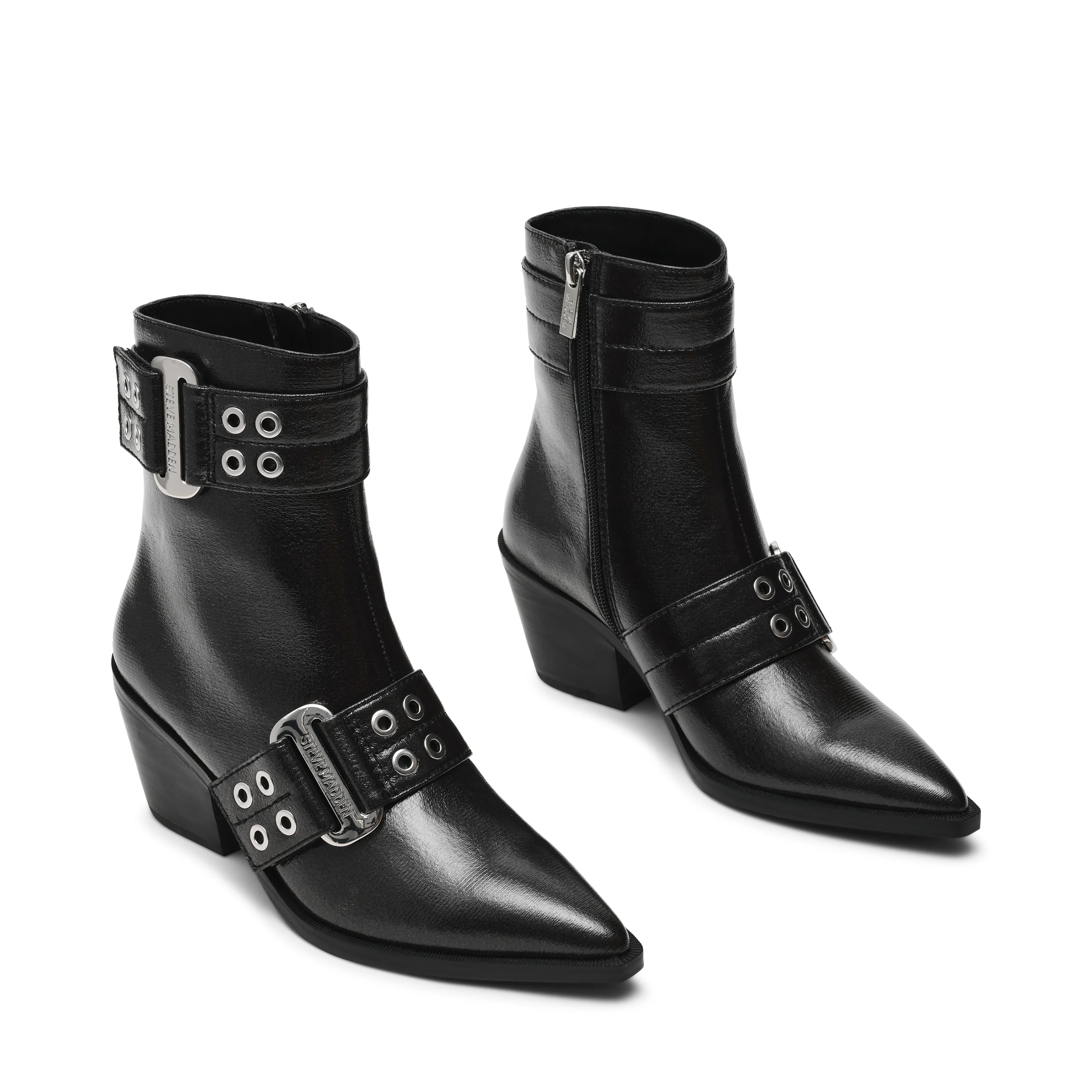 Splurge Bootie BLK CRINKLE - Image 2