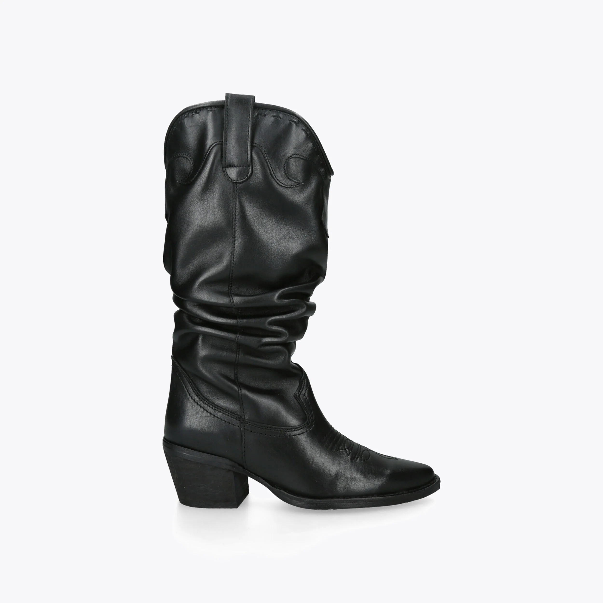 Stage Black Leather