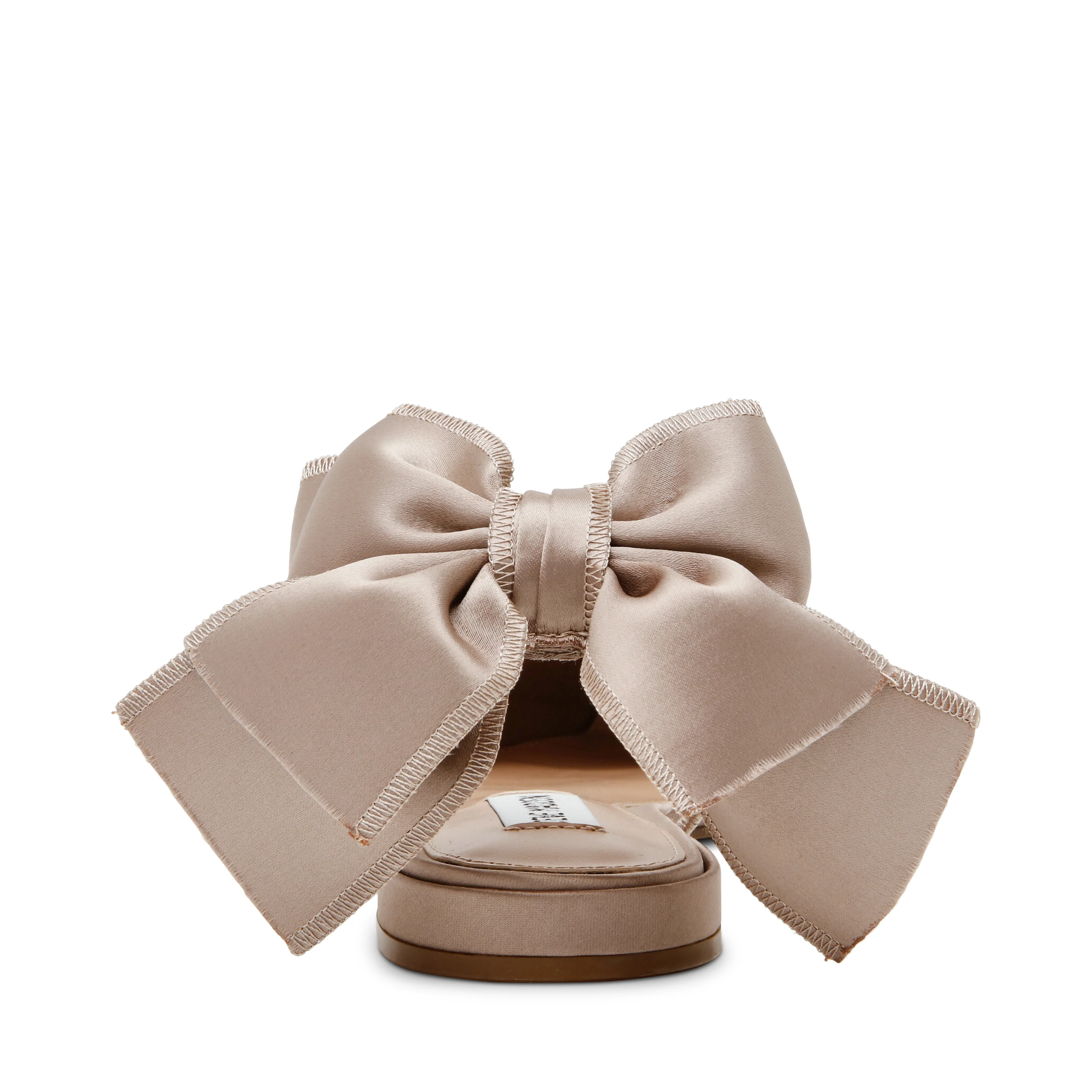 Synthia Flat Shoe TAUPE SATIN - Image 4