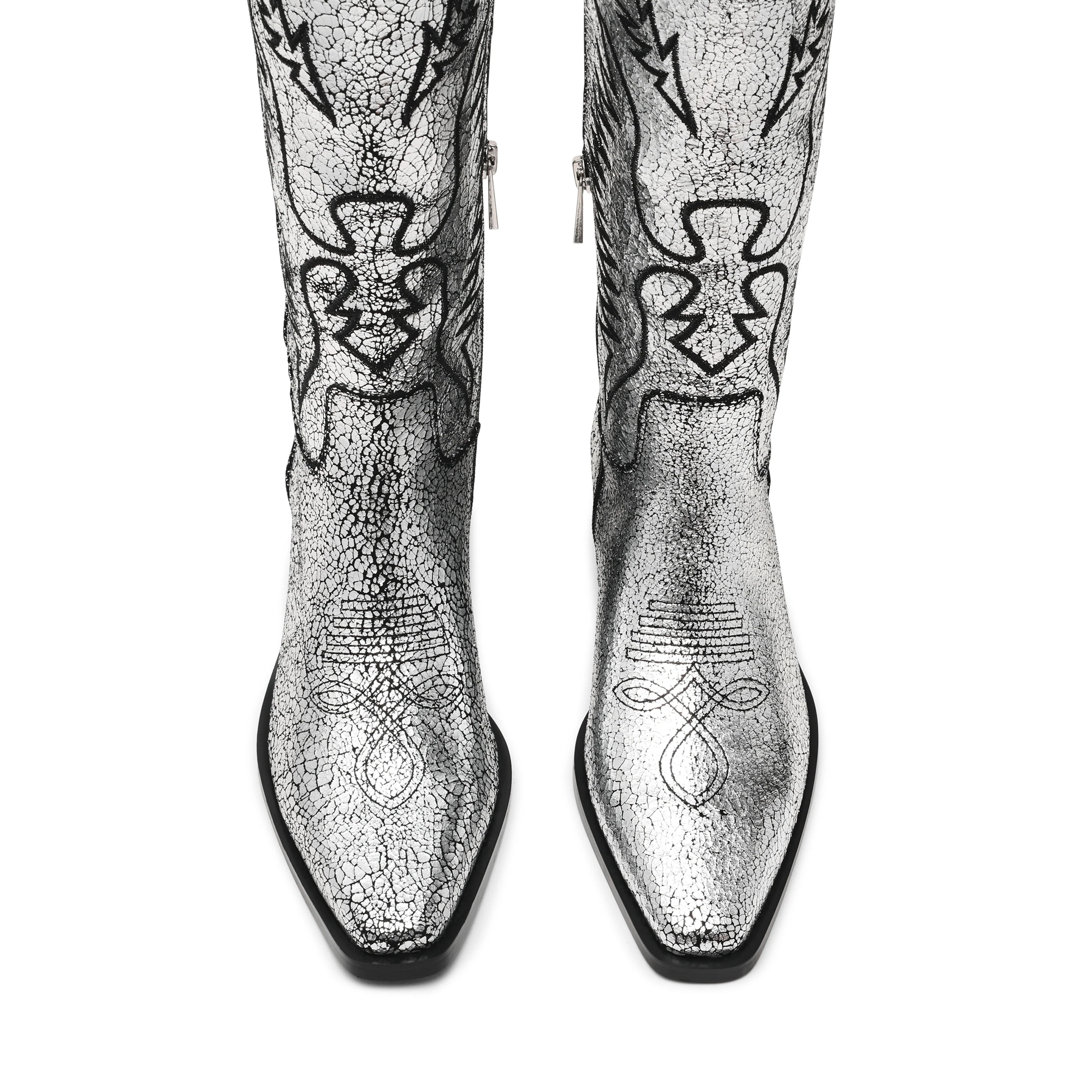 Trevi Boot SILVER LEATHER - Image 3
