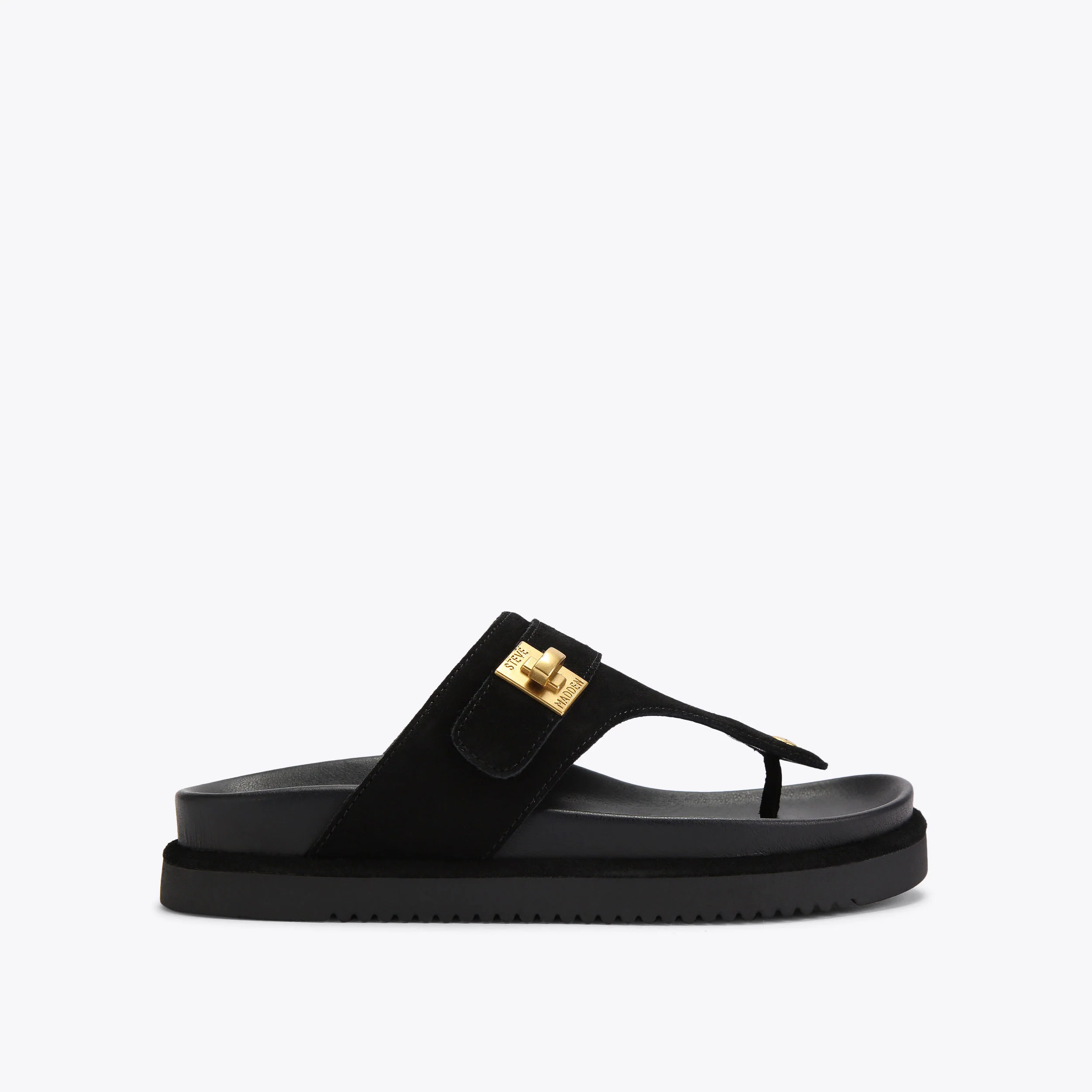 Tuned In Black Suede