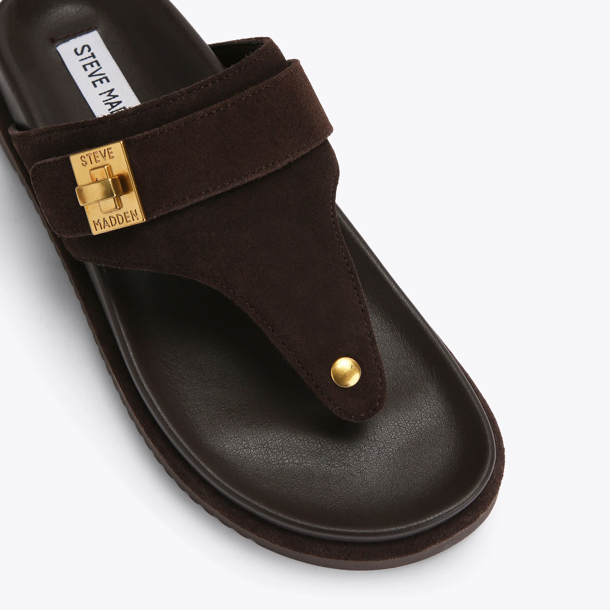 Tuned In Dark Brown Suede - Image 4