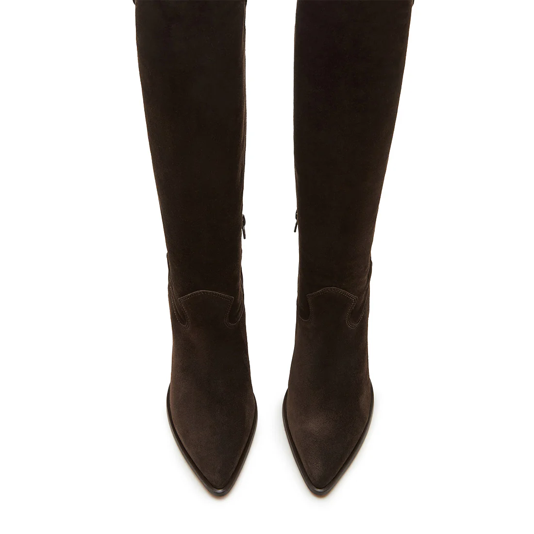 Vesey Boot CHOCOLATE BROWN SUEDE - Image 4