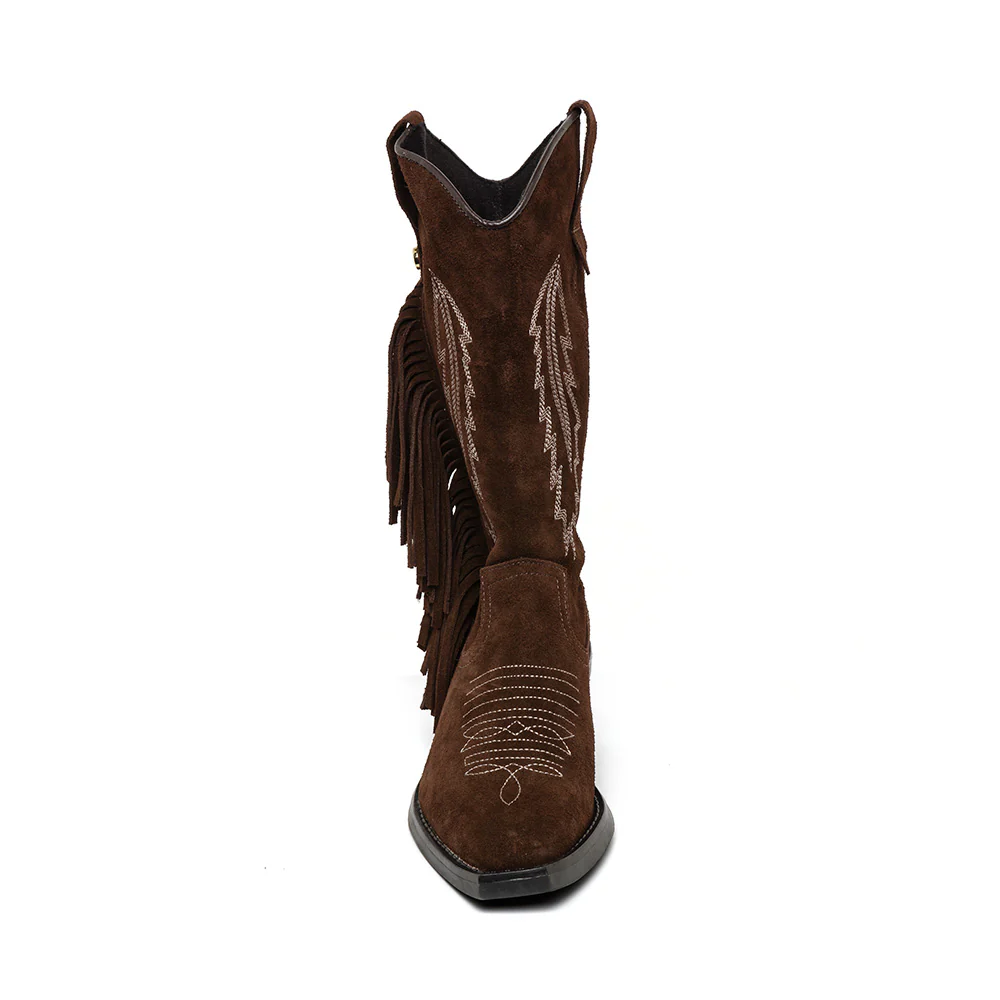 Wallace-F Boot BROWN SUEDE - Image 3