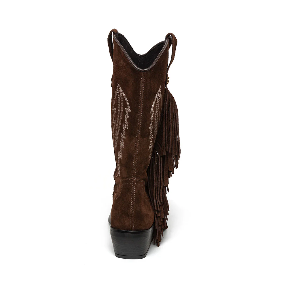 Wallace-F Boot BROWN SUEDE - Image 4